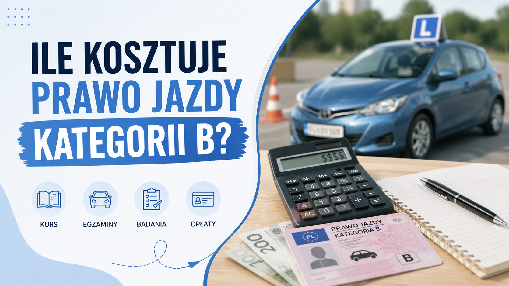 Ile kosztuje prawo jazdy kategorii B?
